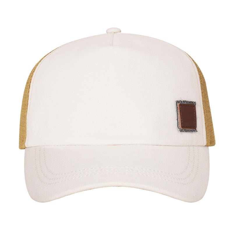 Roxy Women's Incognito Trucker Hat â€“ Adjustable Summer Cap, Lightweight and Breathable Mesh Back Design, Marshmallow - Image 2